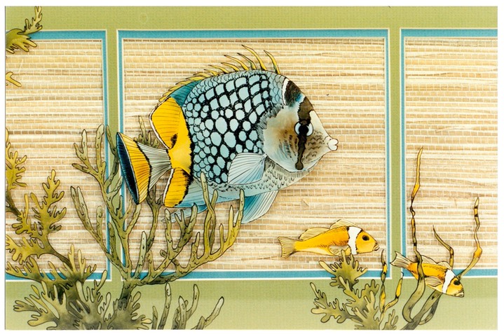 #22.Tropical Fish, 10"x20" - $6.00