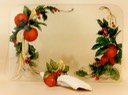 #42.Christmas Apples & Holly placemant, 14"x18" - $5.00
