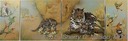 6.  Set of 4 - Leopard Country,  60" x 20" - $995.00