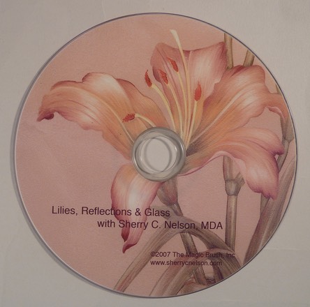 Lilies, Reflections & Glass - $19.95